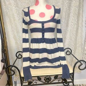 vintage abercrombie babydoll sweater